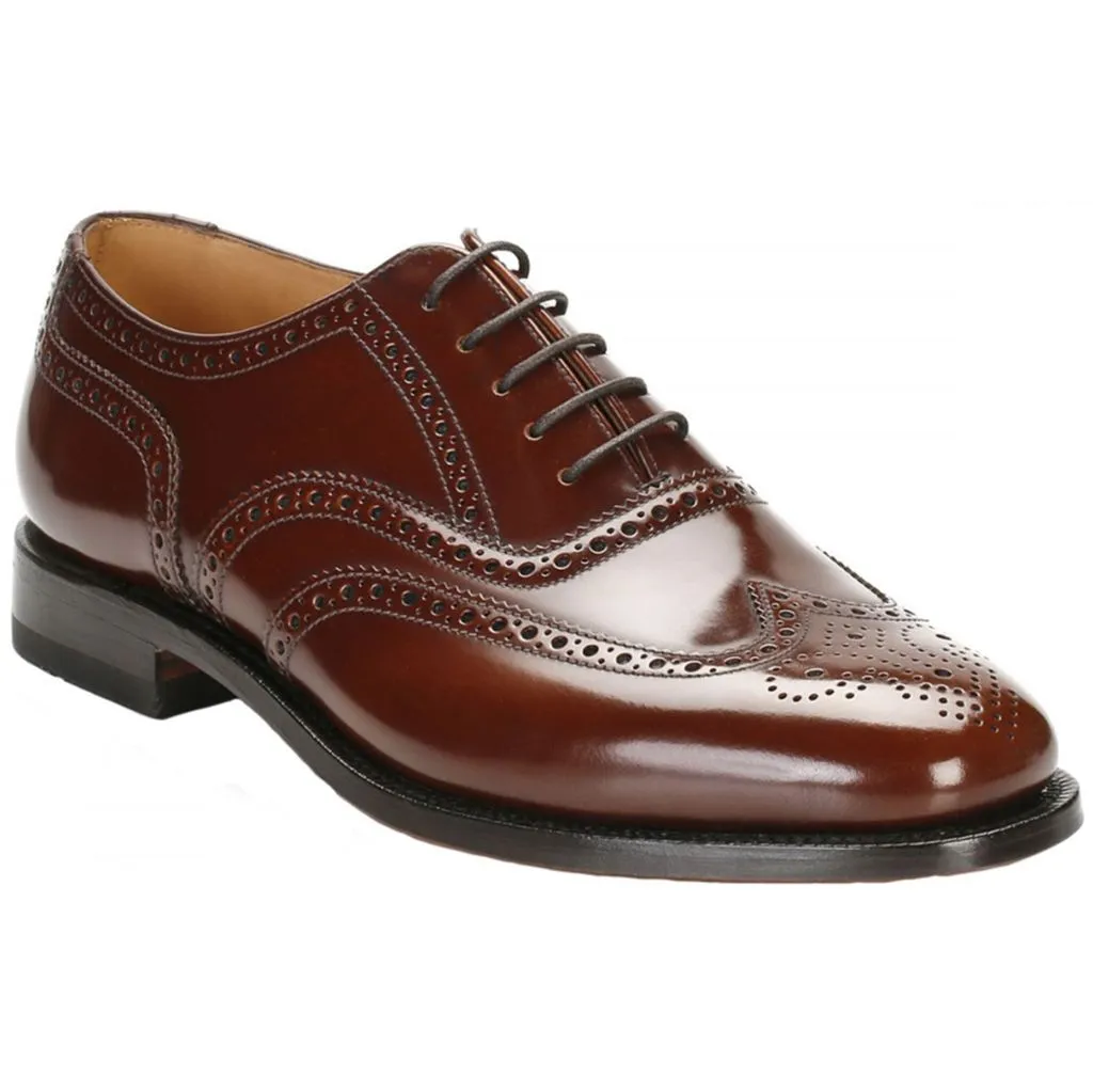 202 Polished Leather Men's Brogue Shoes