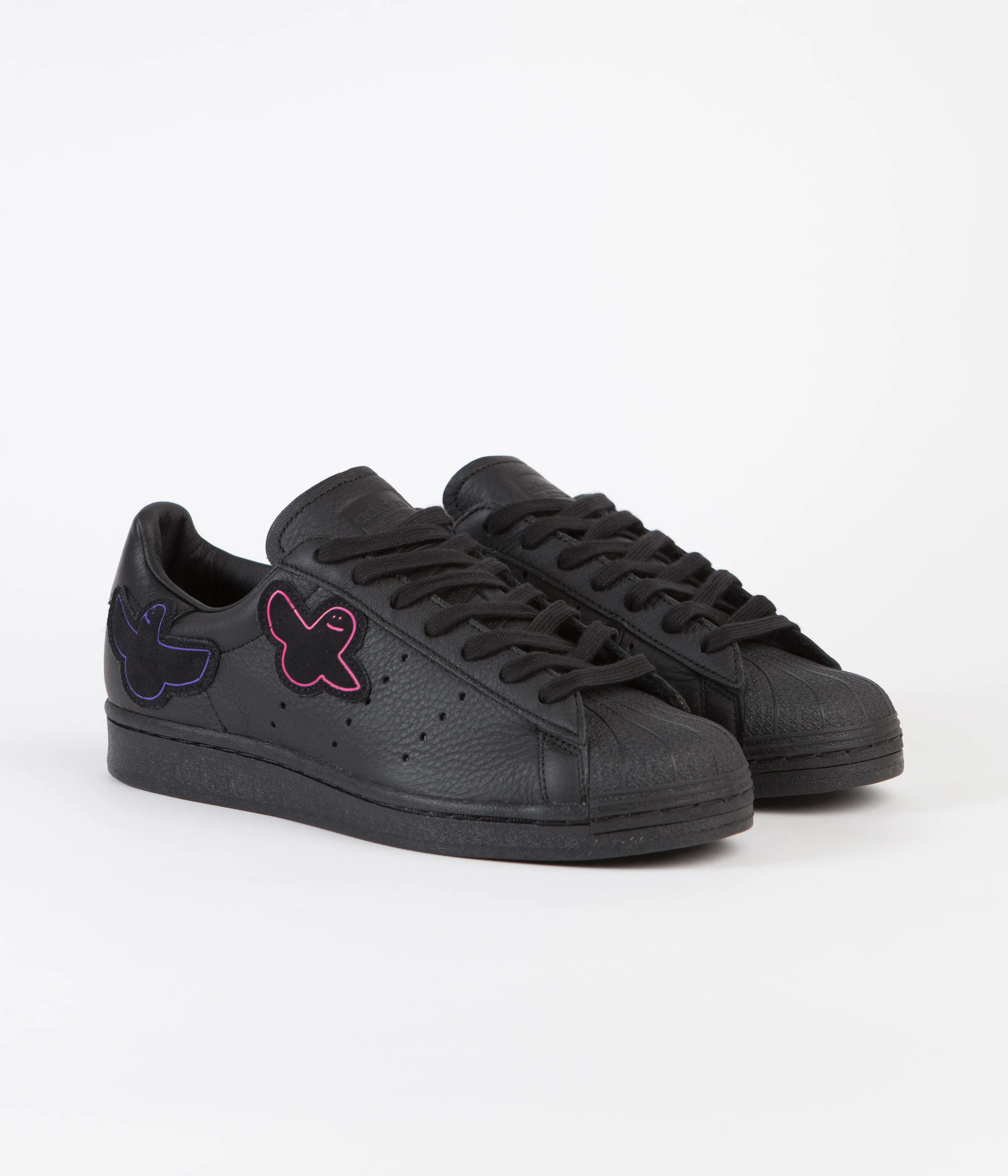 Adidas Gonz Superstar ADV Shoes - Core Black / Core Black / Core Black