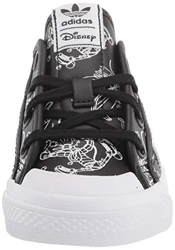 adidas Originals unisex-child Nizza X Disney Sport Goofy,Black/White/White,3.5 Big Kid