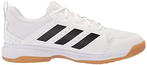 adidas Women's Ligra 7 Track and Field Shoe, White/Black/White, 12