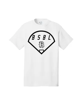 Badin Baseball - BSBL Tee (White)