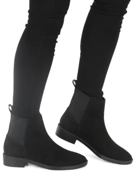 Black Ankle Chelsea Boots