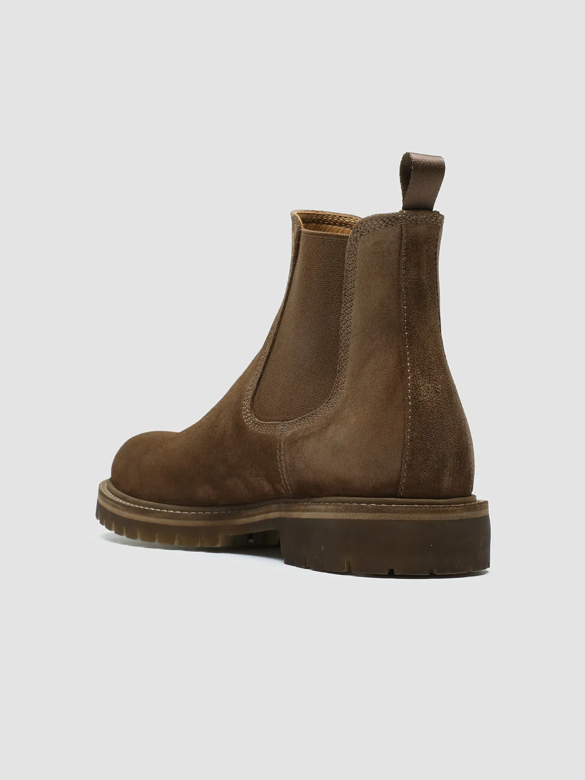 BOSS 004 - Brown Suede Chelsea Boots