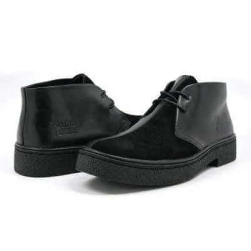 British Walkers Playboy Men's Black Suede and Leather