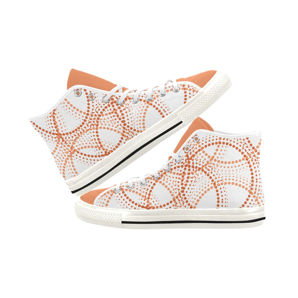 Buy Women's Polka  Print Canvas High Top Shoes at TFS