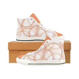 Buy Women's Polka  Print Canvas High Top Shoes at TFS