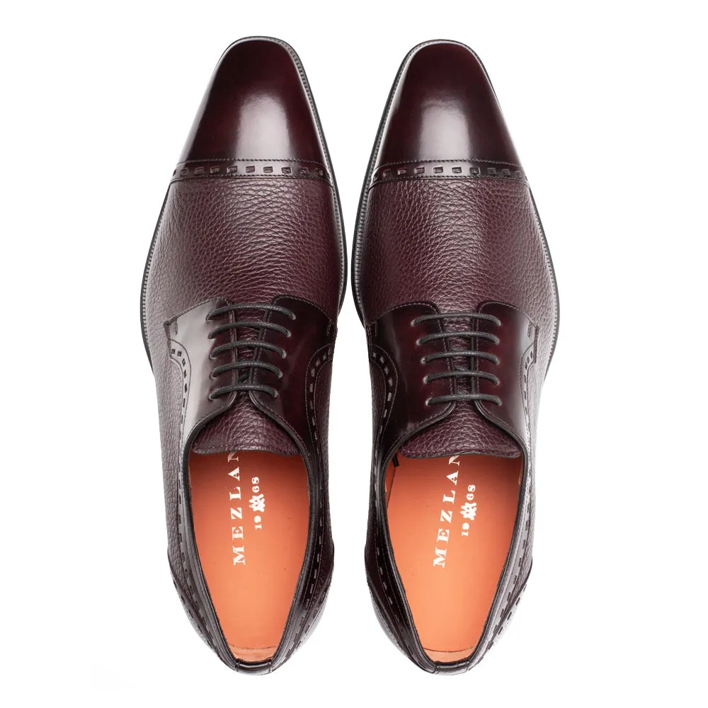 Calf/Deer Cap Toe Derby