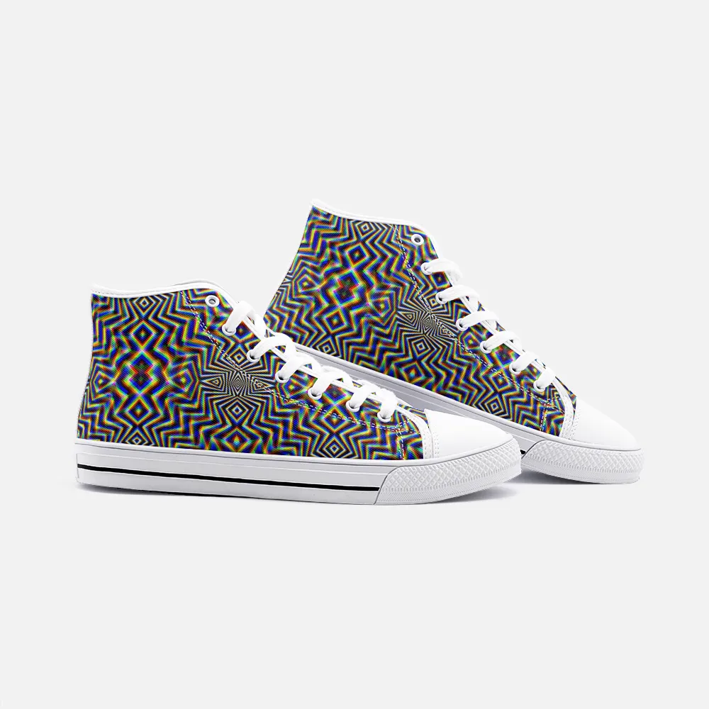 Chromadelic Unisex High Top Canvas Shoes