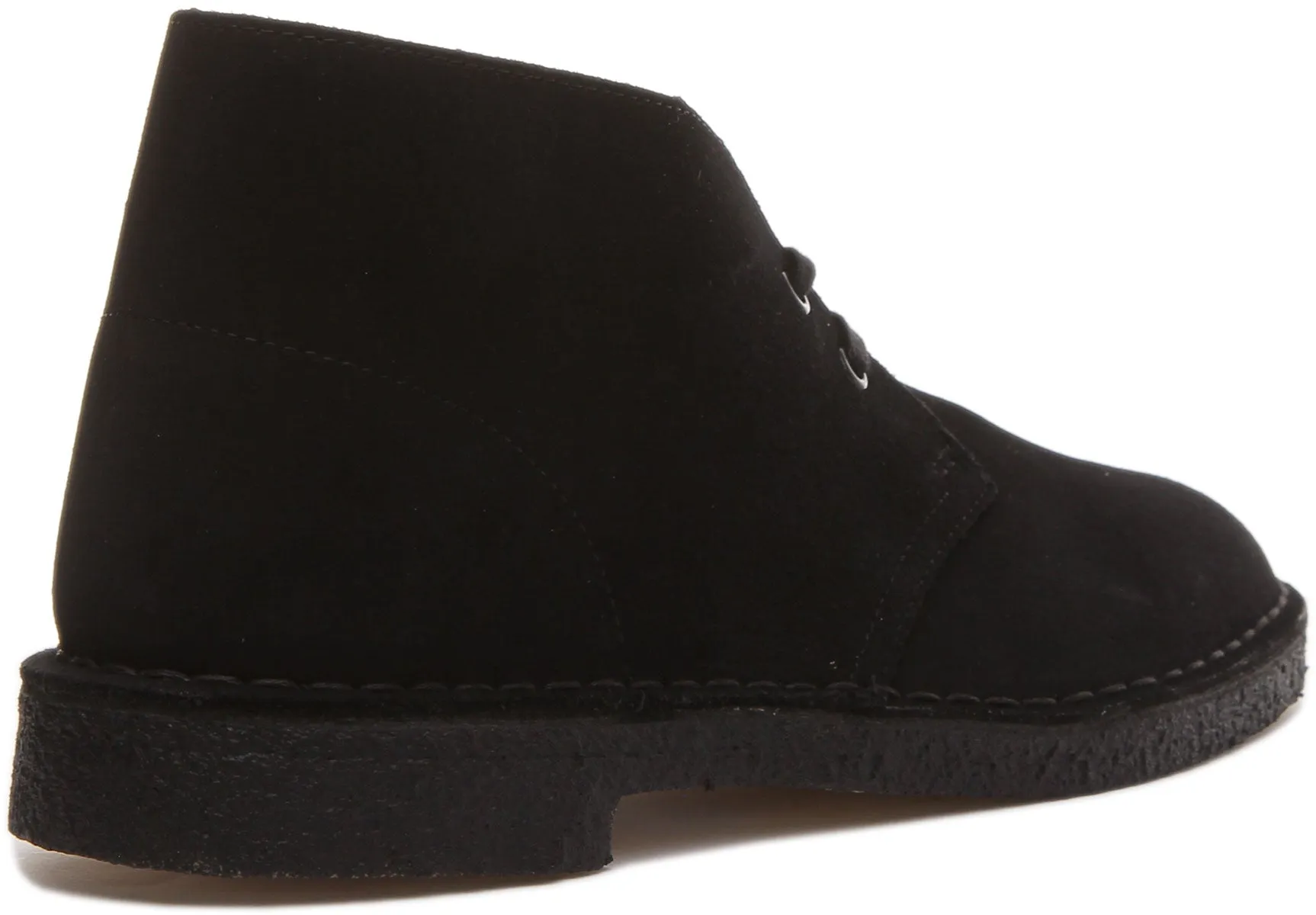 Clarks Originals Desert Boot In Black Suede For Men