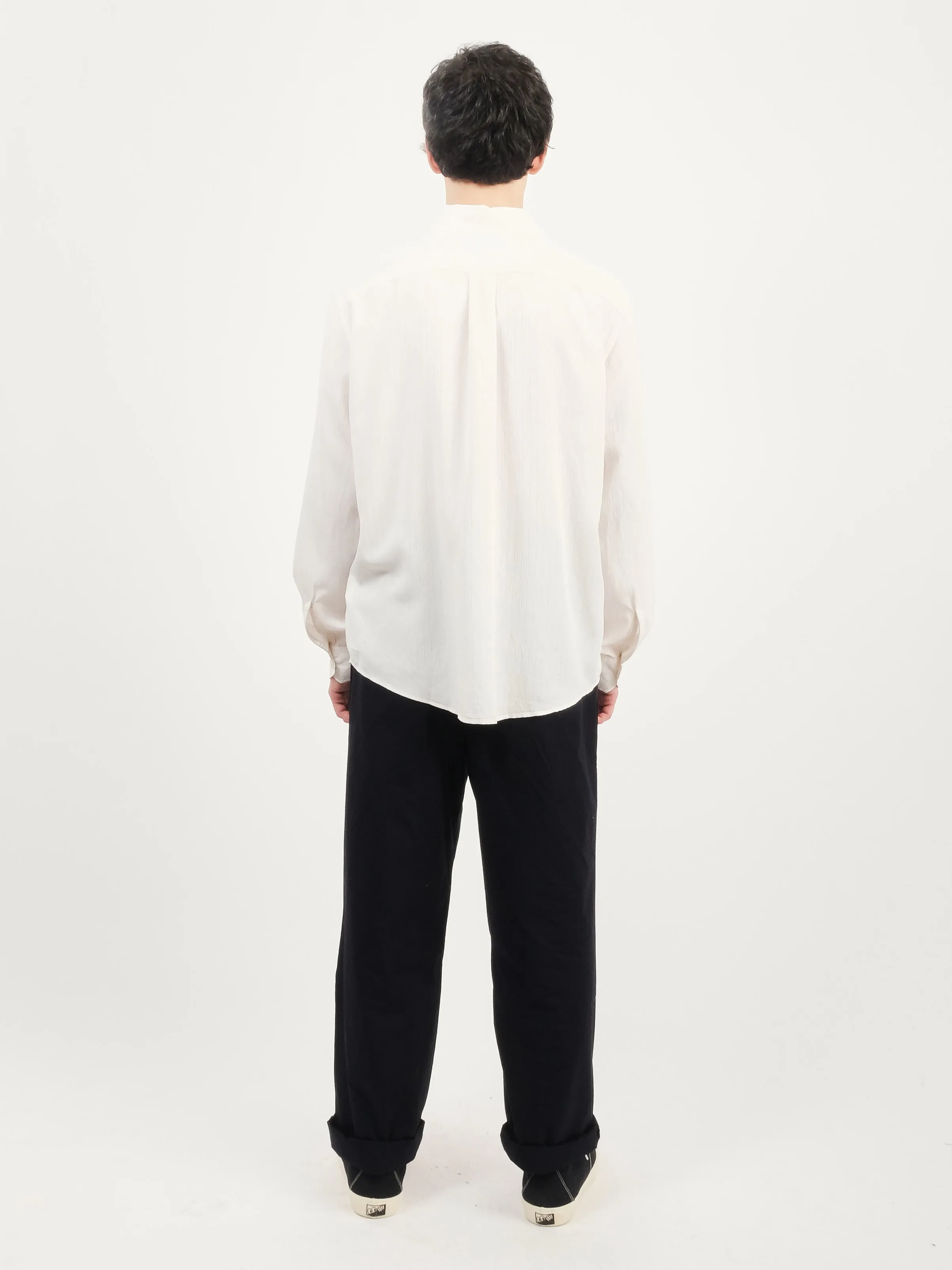 Cream Stripe Ceremony Viscose Beyond Shirt