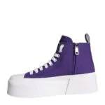 Dolce & Gabbana Purple Canvas Logo Sneakers Boots Shoes