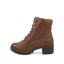 Eastland Brynn Combat Ankle Boots Leather Brown Colour For Men