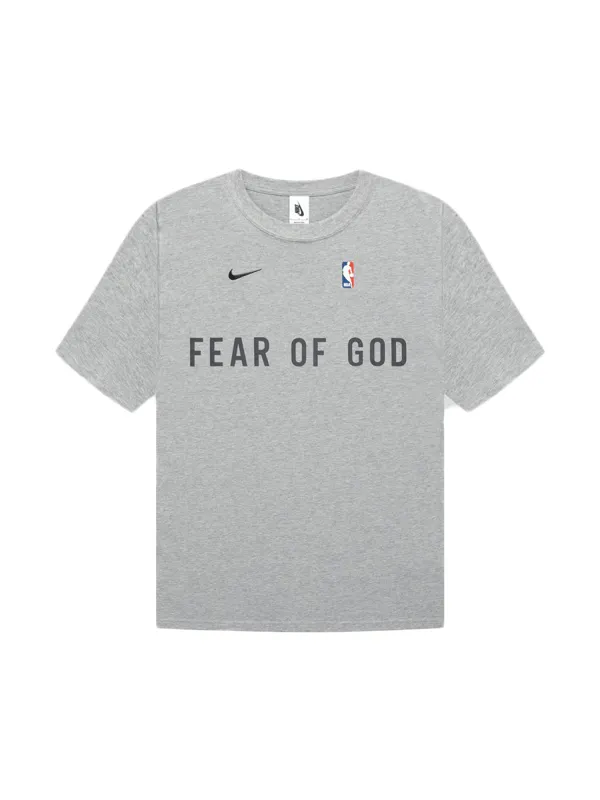 FEAR OF GOD X NIKE WARM UP T-SHIRT HEATHER GREY