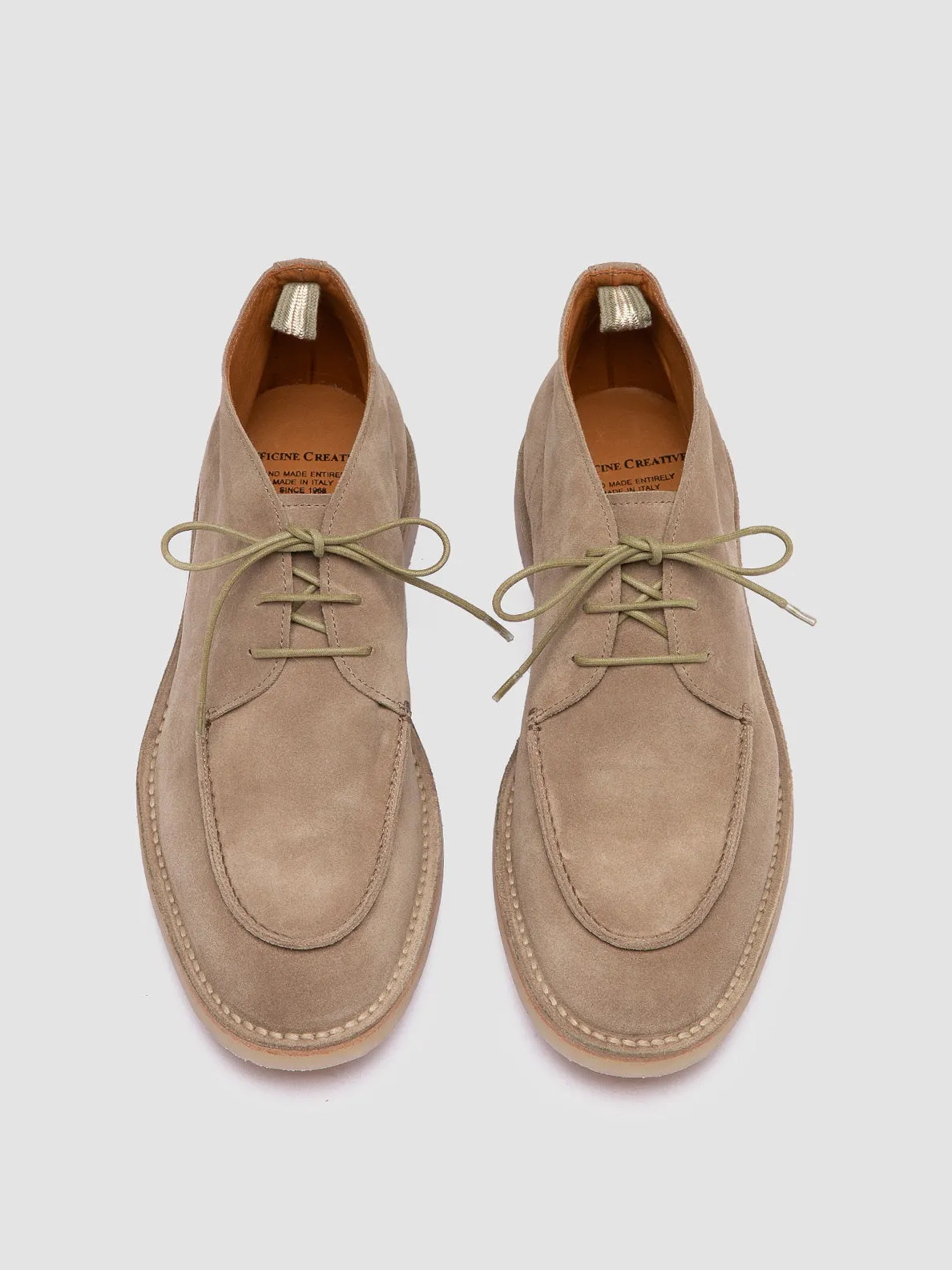 FLEXUS 004 - Taupe Suede Chukka Boots