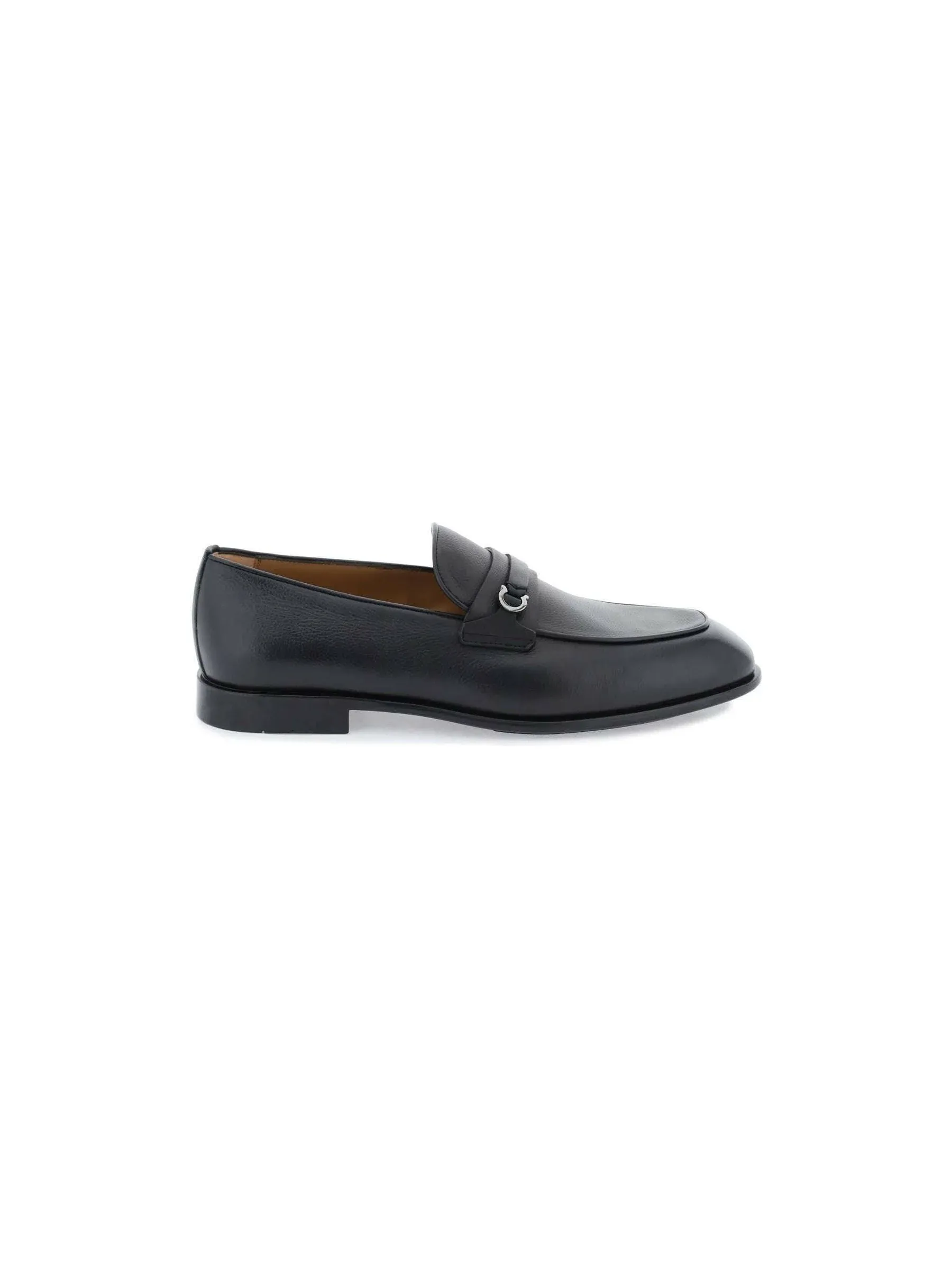 Gancini Leather Loafers