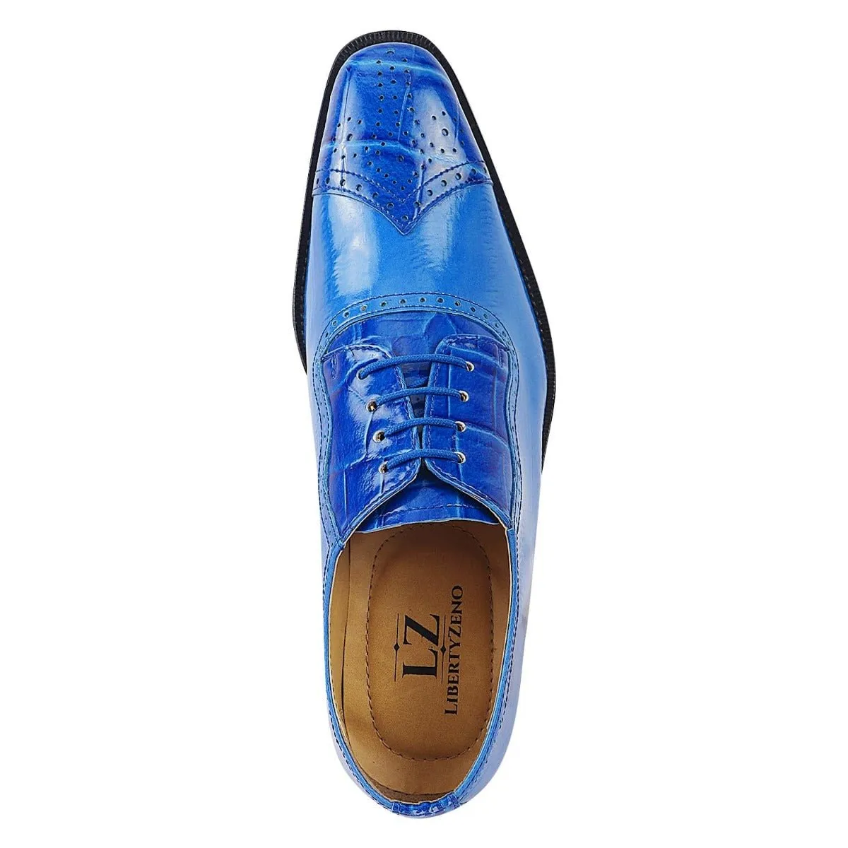 Henley Genuine Leather Oxford Style Brogue Dress Shoes