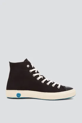 High Top Canvas Sneaker - Black