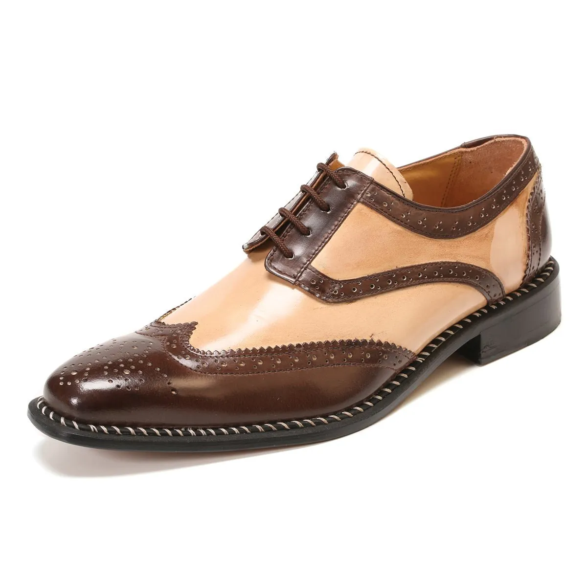 Hope Leather Oxford Wingtip Style Dress shoes