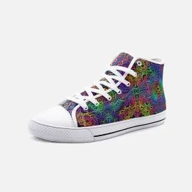 Icaro Unisex High Top Canvas Shoes