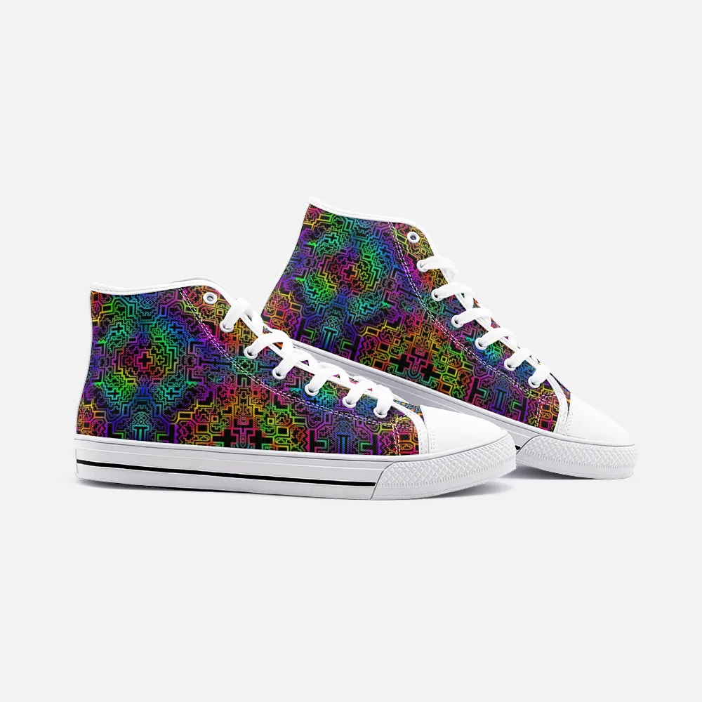 Icaro Unisex High Top Canvas Shoes