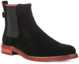 Justinreess England Luiz Suede In Black For Men