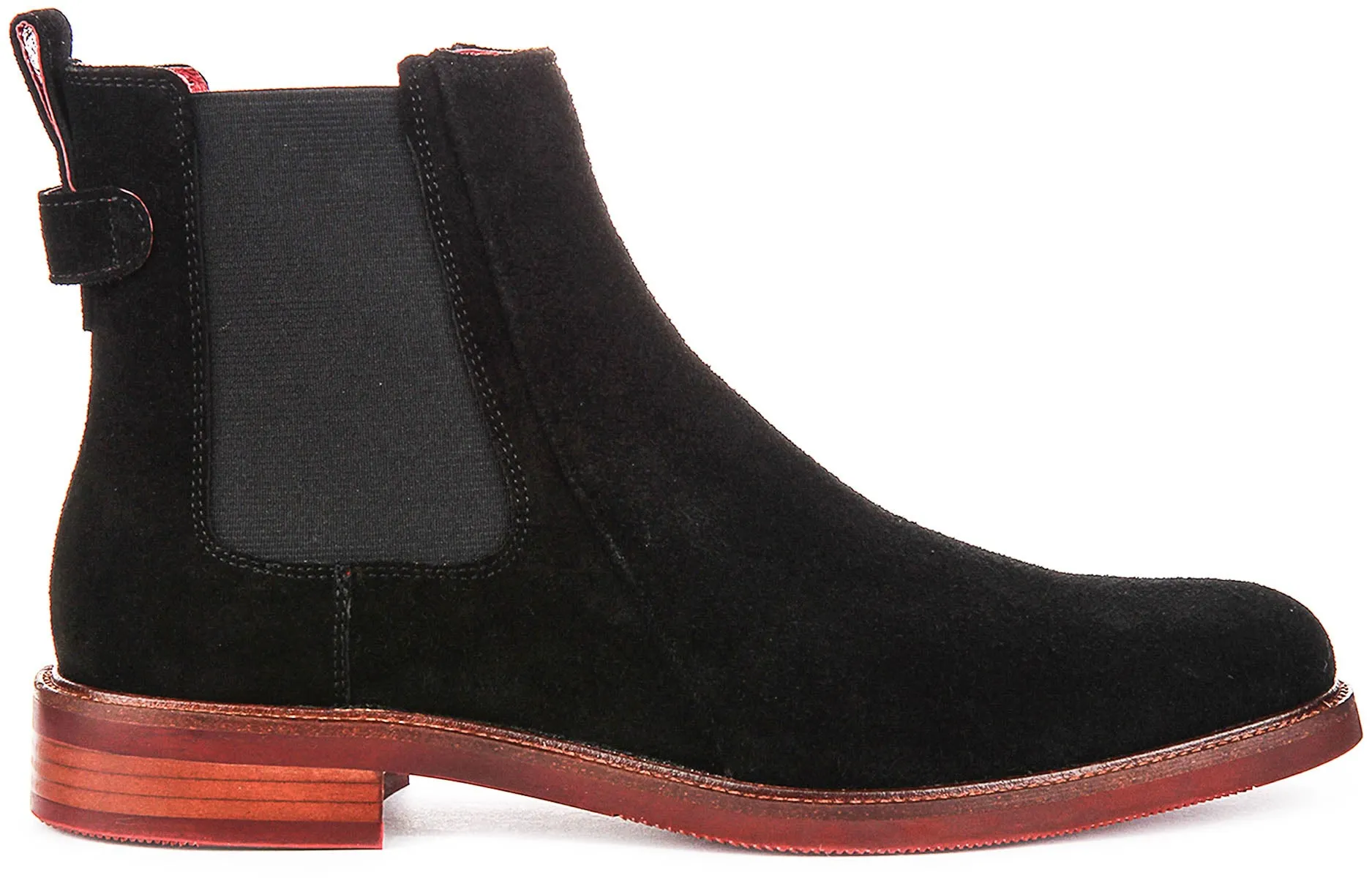 Justinreess England Luiz Suede In Black For Men