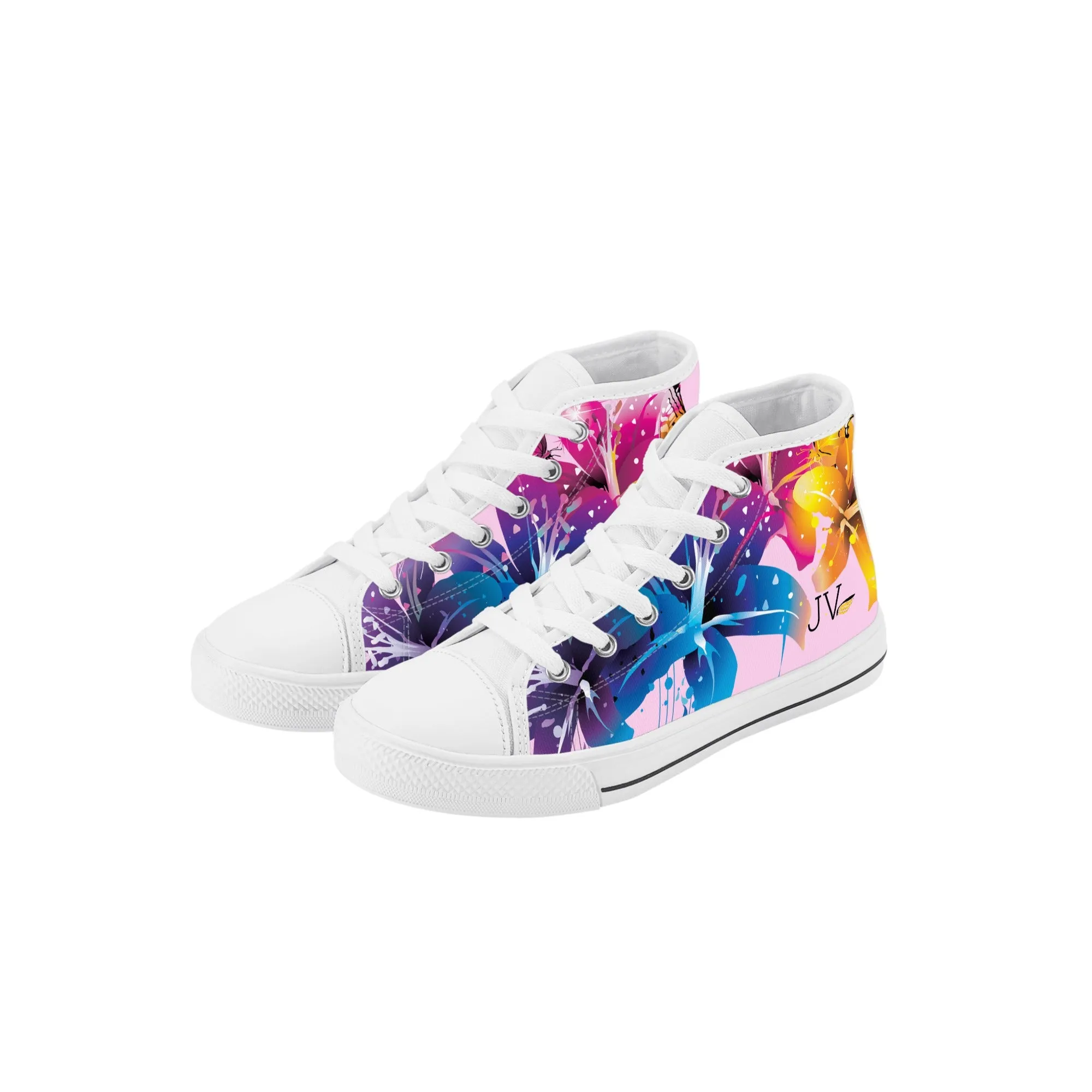 Kids High Top Canvas Shoes