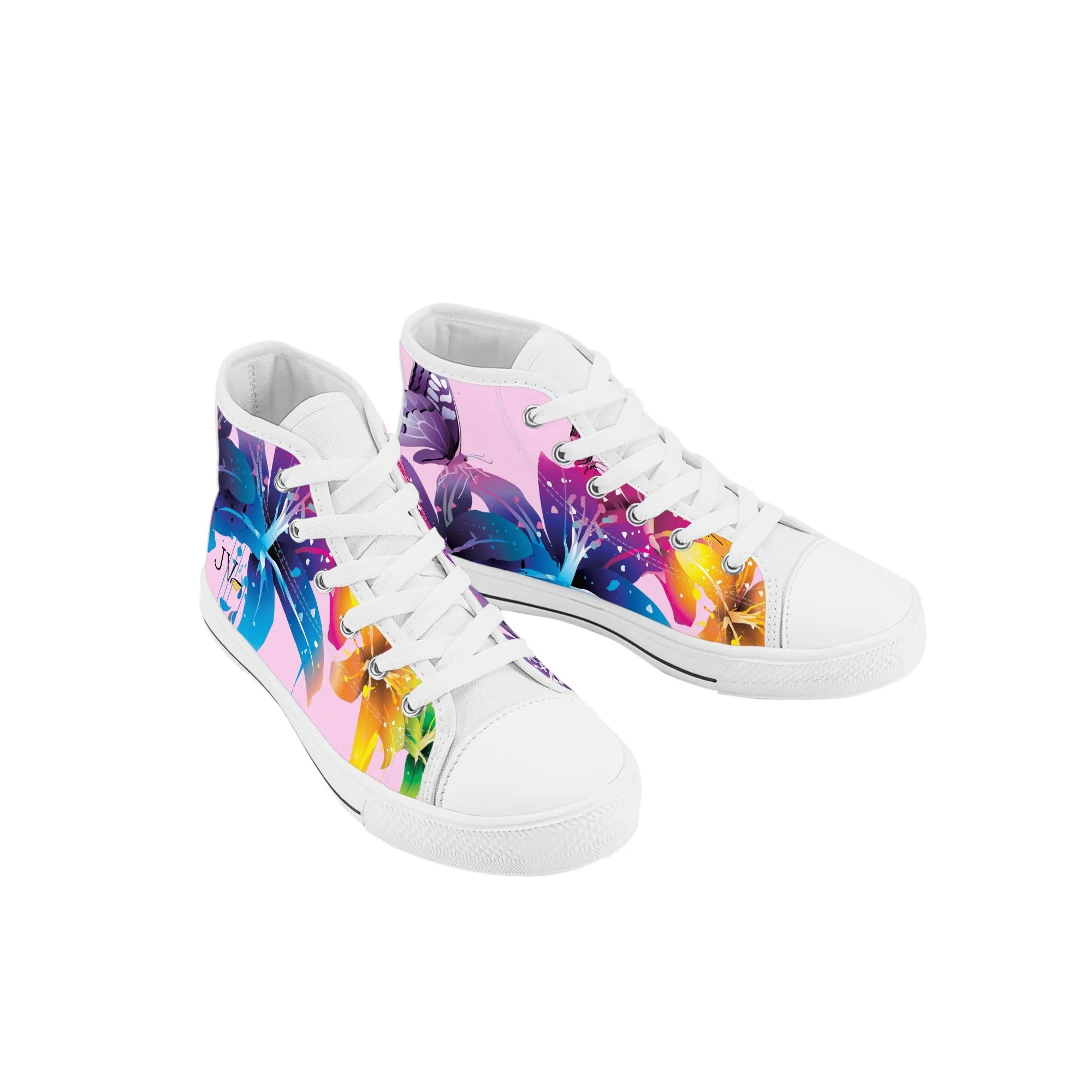 Kids High Top Canvas Shoes