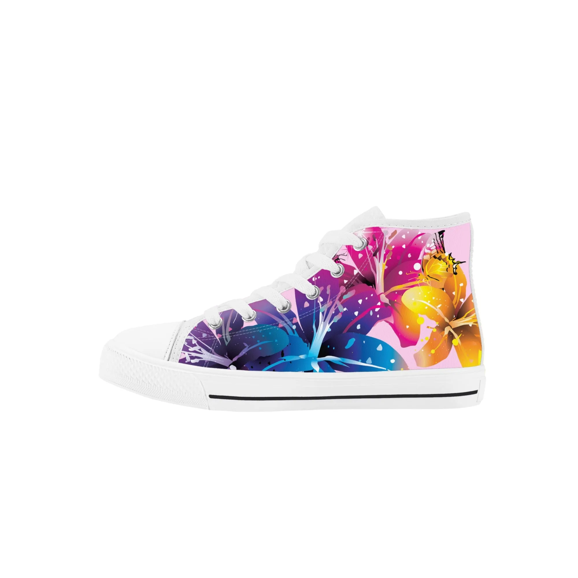 Kids High Top Canvas Shoes