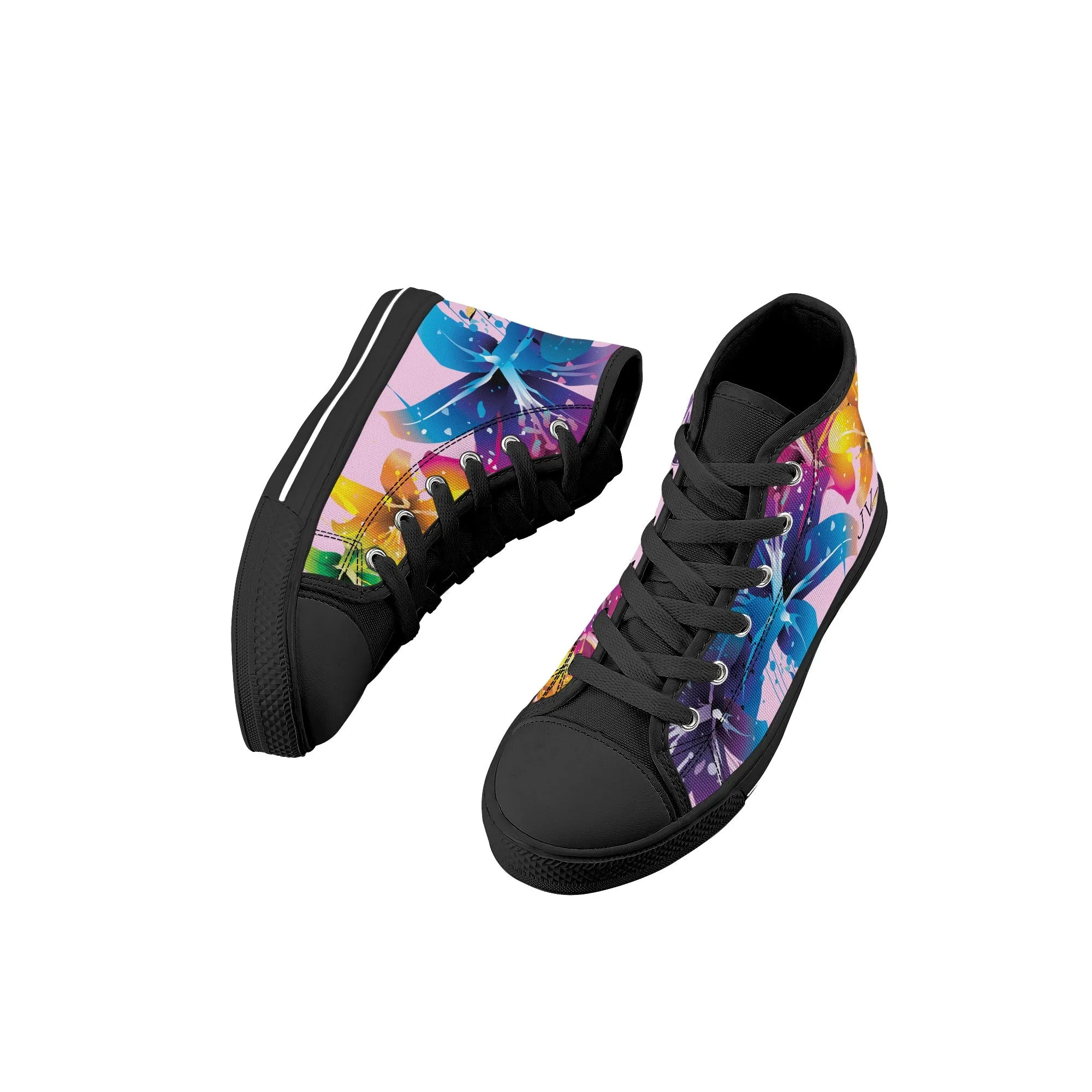 Kids High Top Canvas Shoes