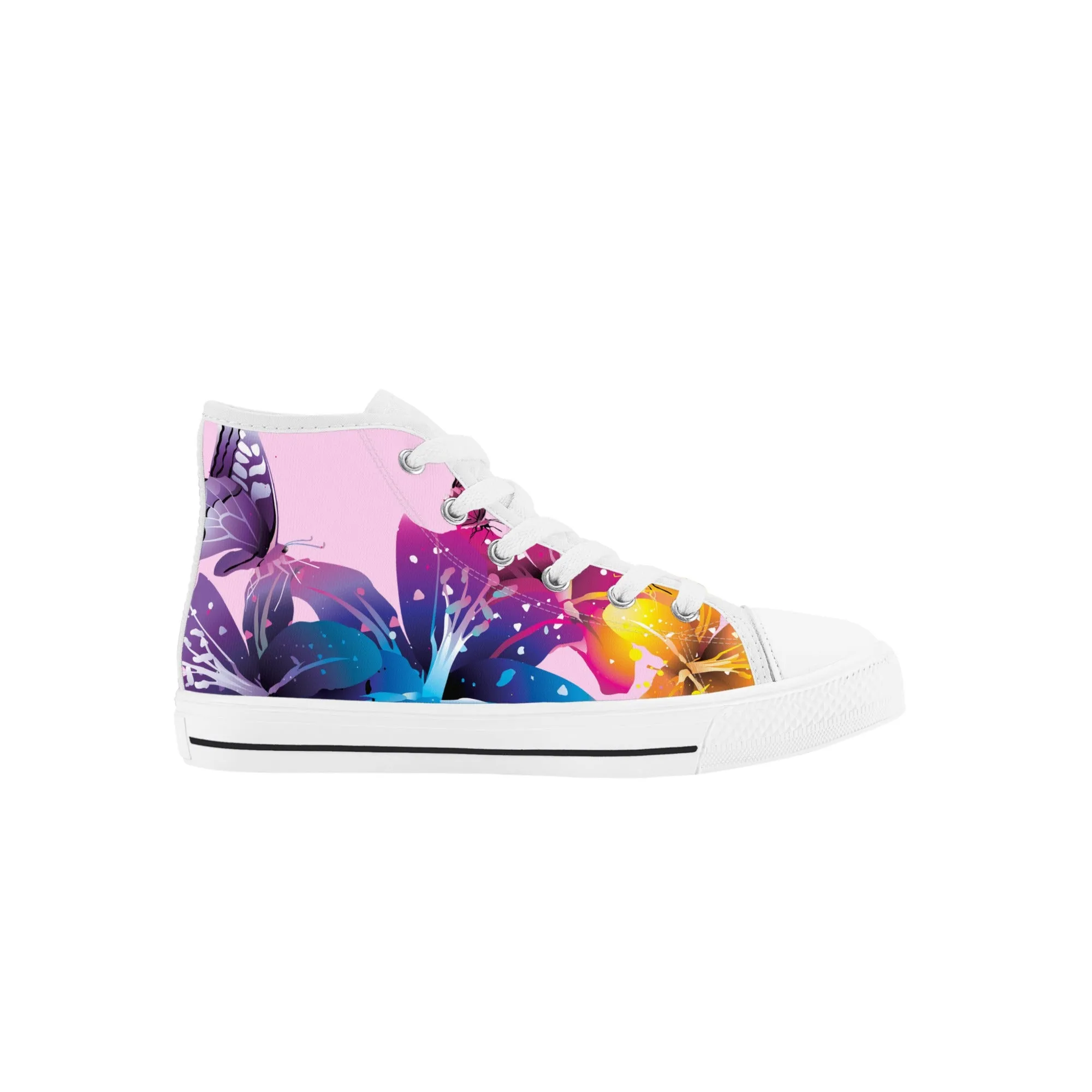 Kids High Top Canvas Shoes