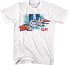 Marty's Sports Almanac Shoes Hoverboard Back To The Future T-Shirt