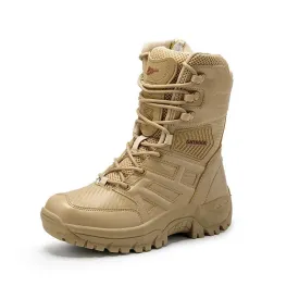 Men's field boots men's high top outdoor shoes men's combat boots field desert special professional training tactical boots