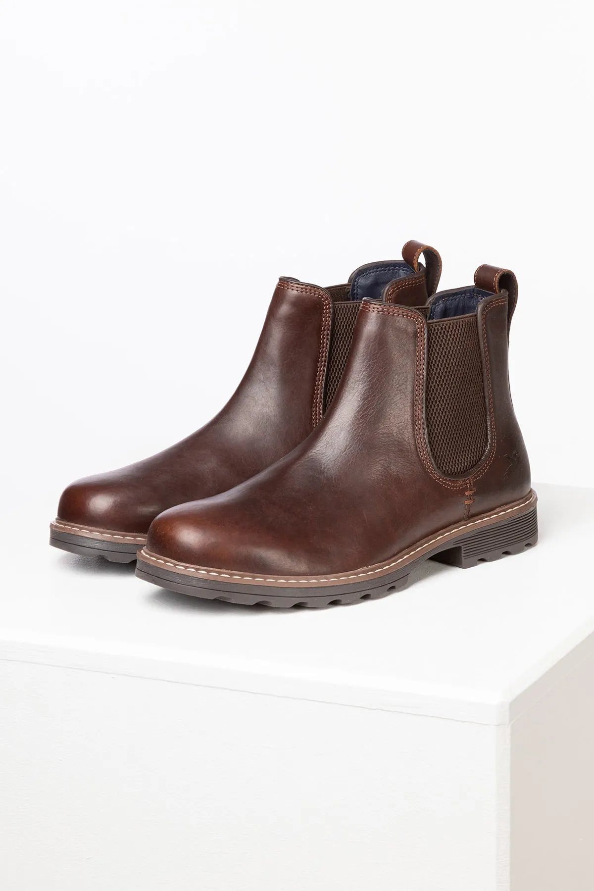 Men's Leather Chelsea Boots - Sledmere