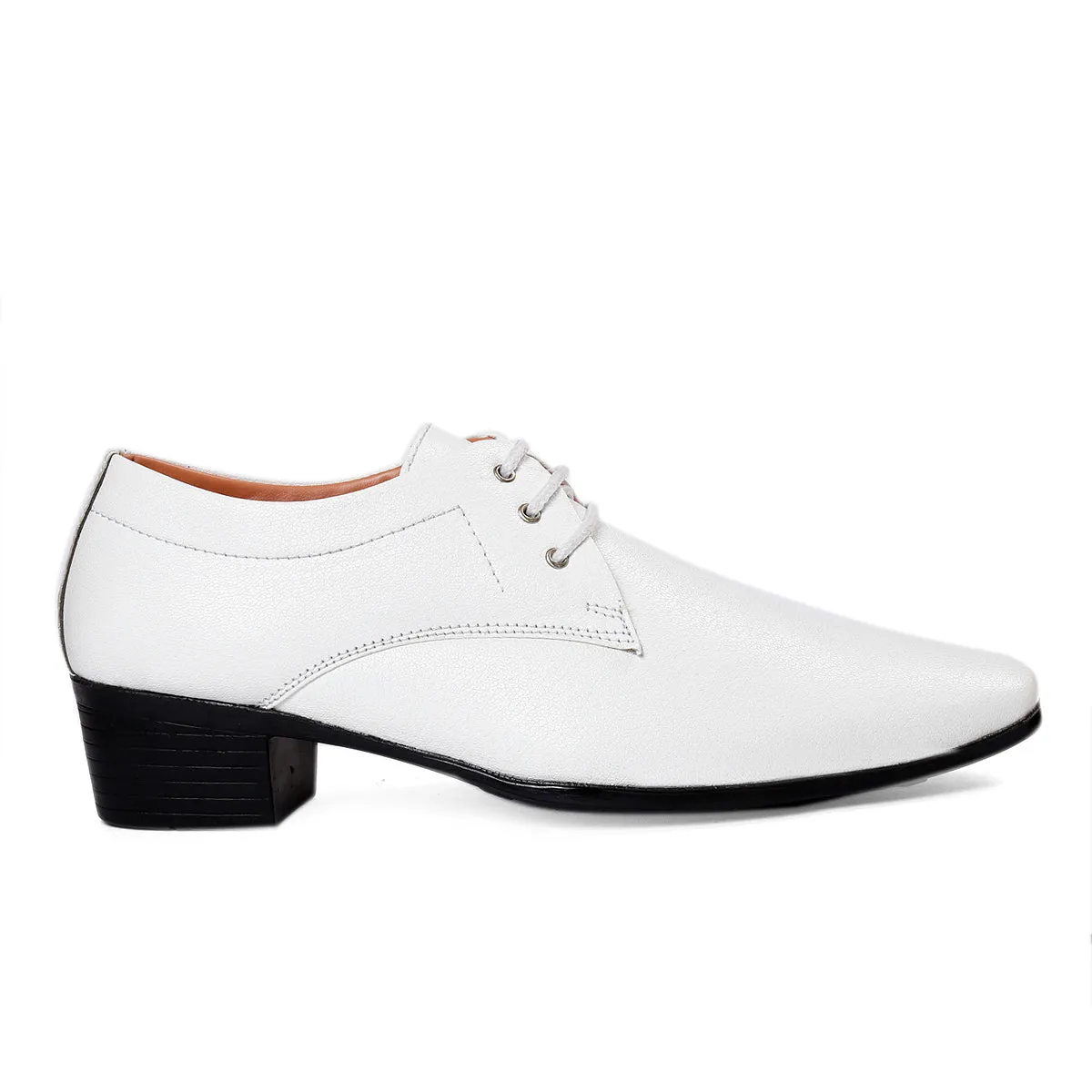 Men's Office Wear Height Increasing Derby Formal Shoes