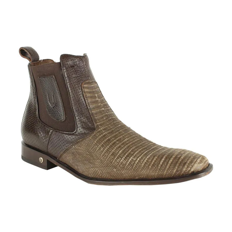 Men's Vestigium Genuine Lizard Chelsea Boots Handcrafted - 7BV010735