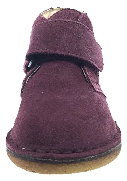 Naturino Boy's and Girl's Chukka Desert Boot, Burgundy Suede