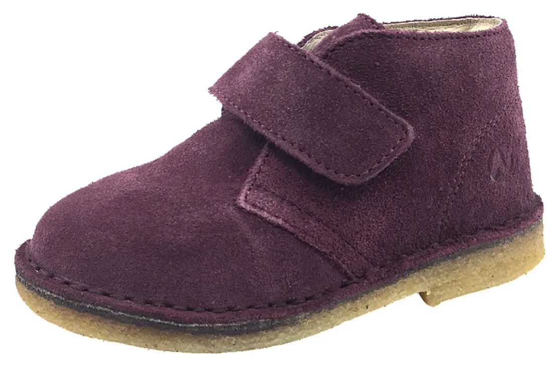 Naturino Boy's and Girl's Chukka Desert Boot, Burgundy Suede