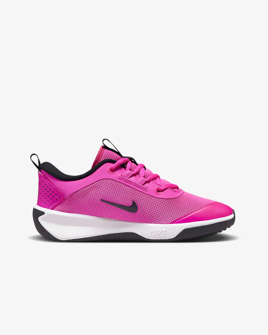 Nike Kids' Omni Multi-Court Shoes - Laser Fuchsia / Black / White