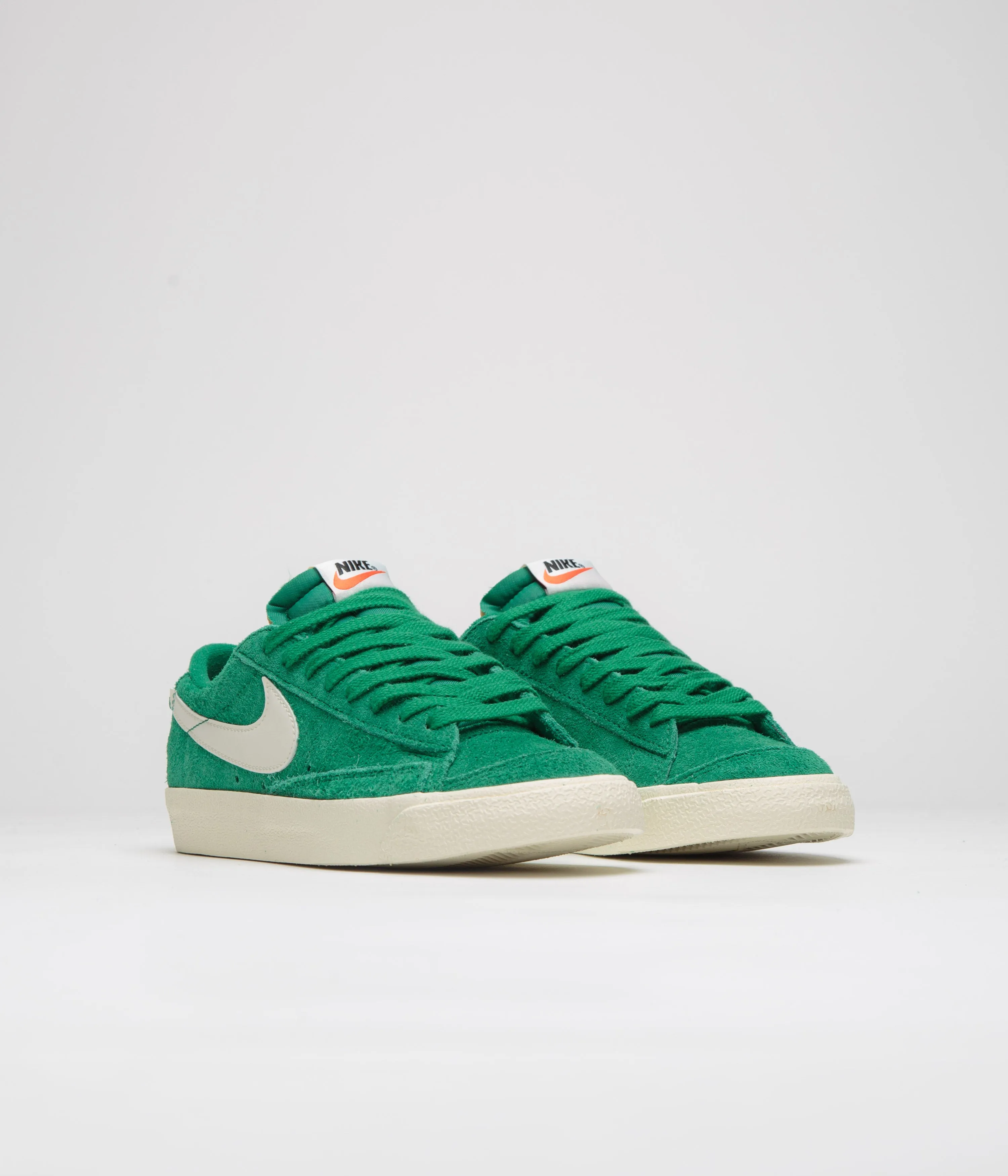 Nike Womens Blazer Low '77 Vintage Shoes - Malachite / Pale Ivory - Coconut Milk