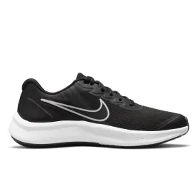 NIKE YOUTH STAR RUNNER 3 (GS) = BLACK/DK SMOKE GREY