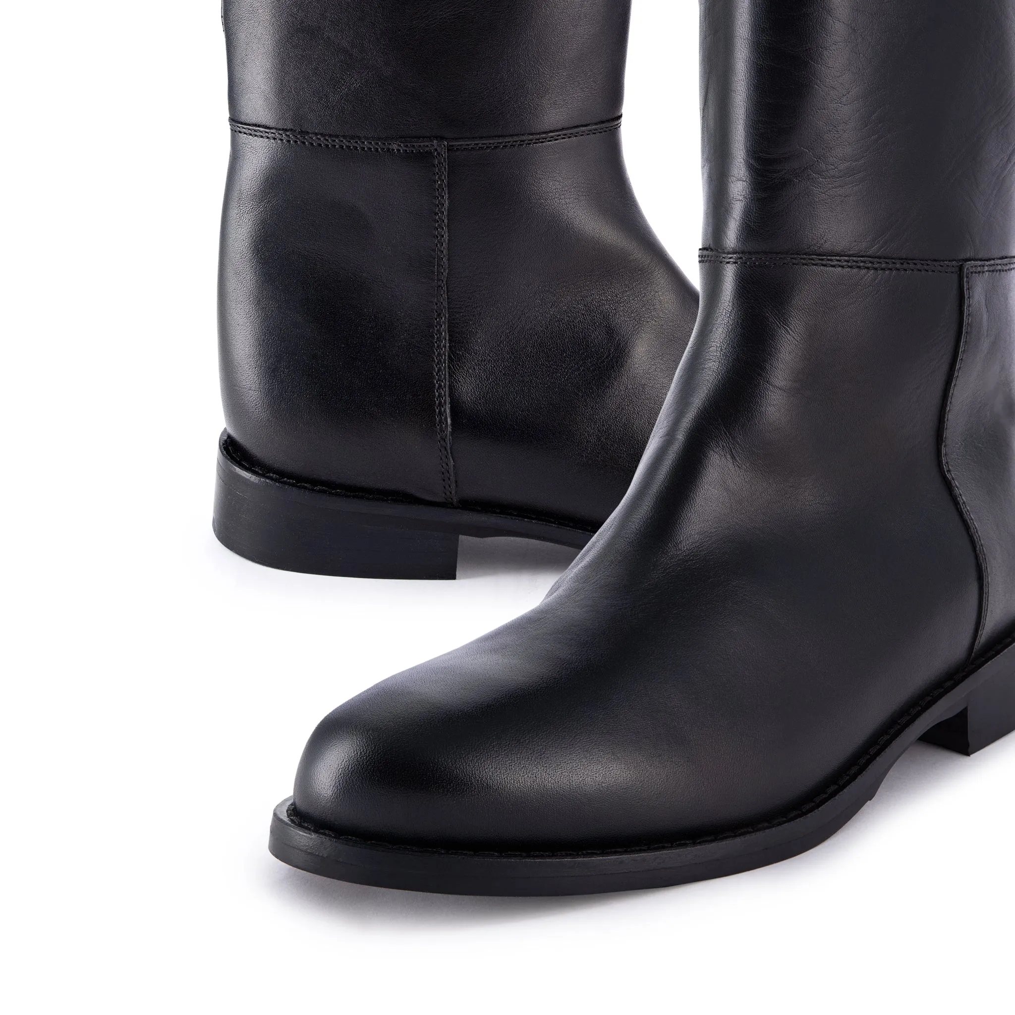 Oscar Black Strap High Boots