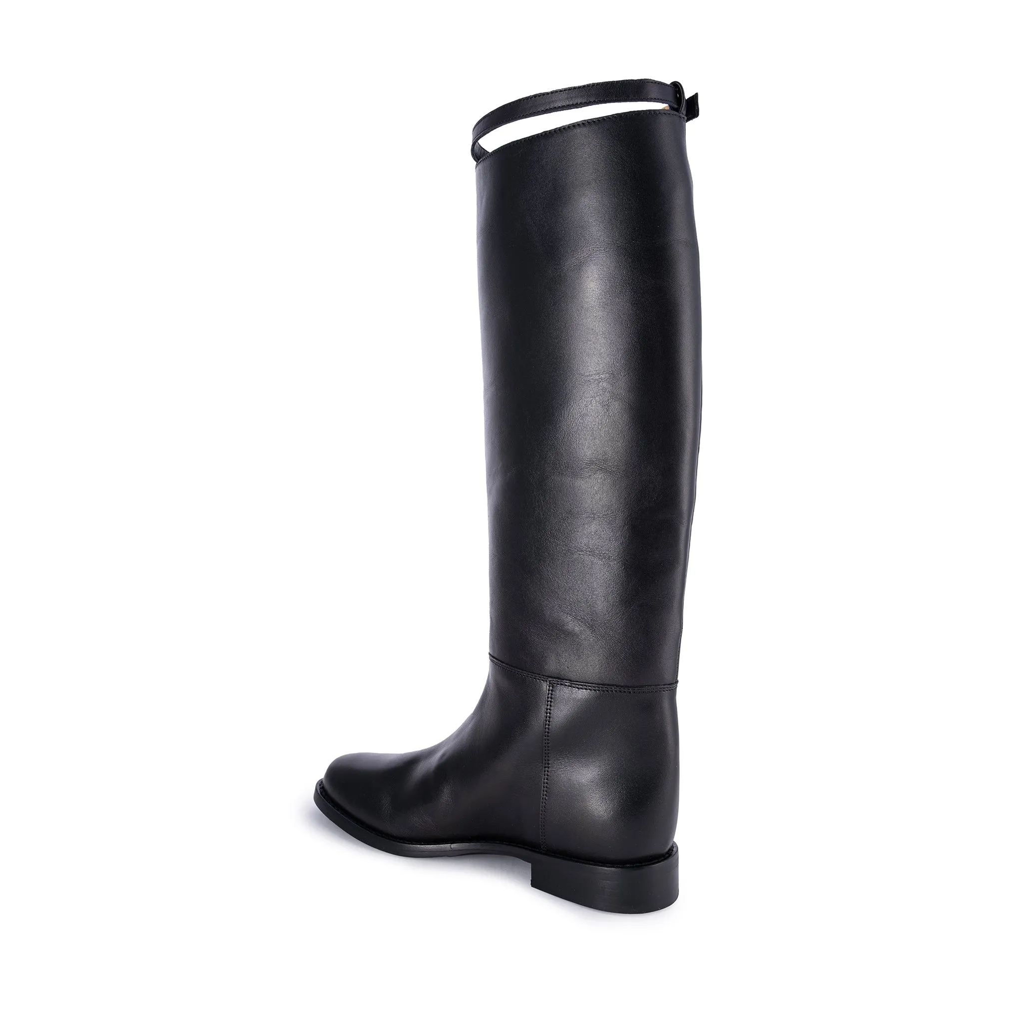 Oscar Black Strap High Boots