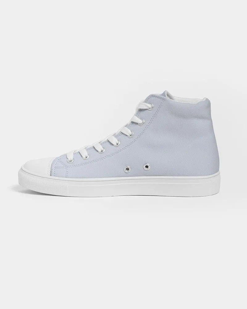 Pale Blue Men's High-top Canvas Sneakers | Men's | Bright Pale Blue | C10M5Y0K0