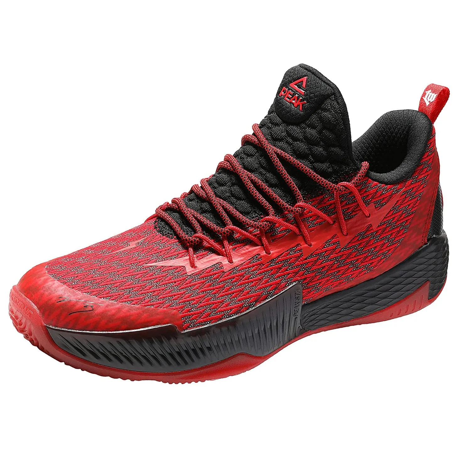 PEAK Lou Williams Basketball Shoes Men Lightning Series Red EW9366A