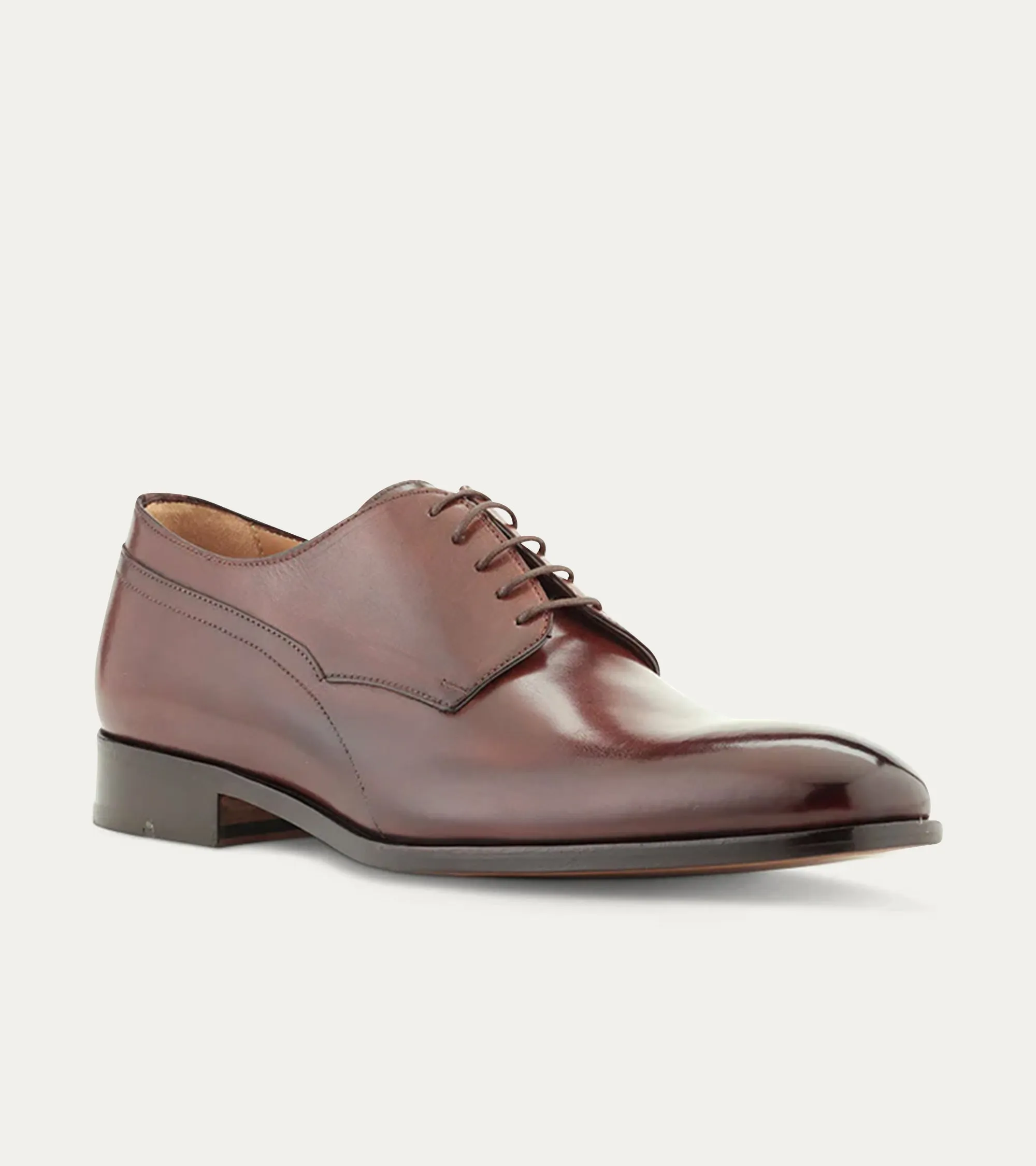 Plain Toe Blucher Brown Antique