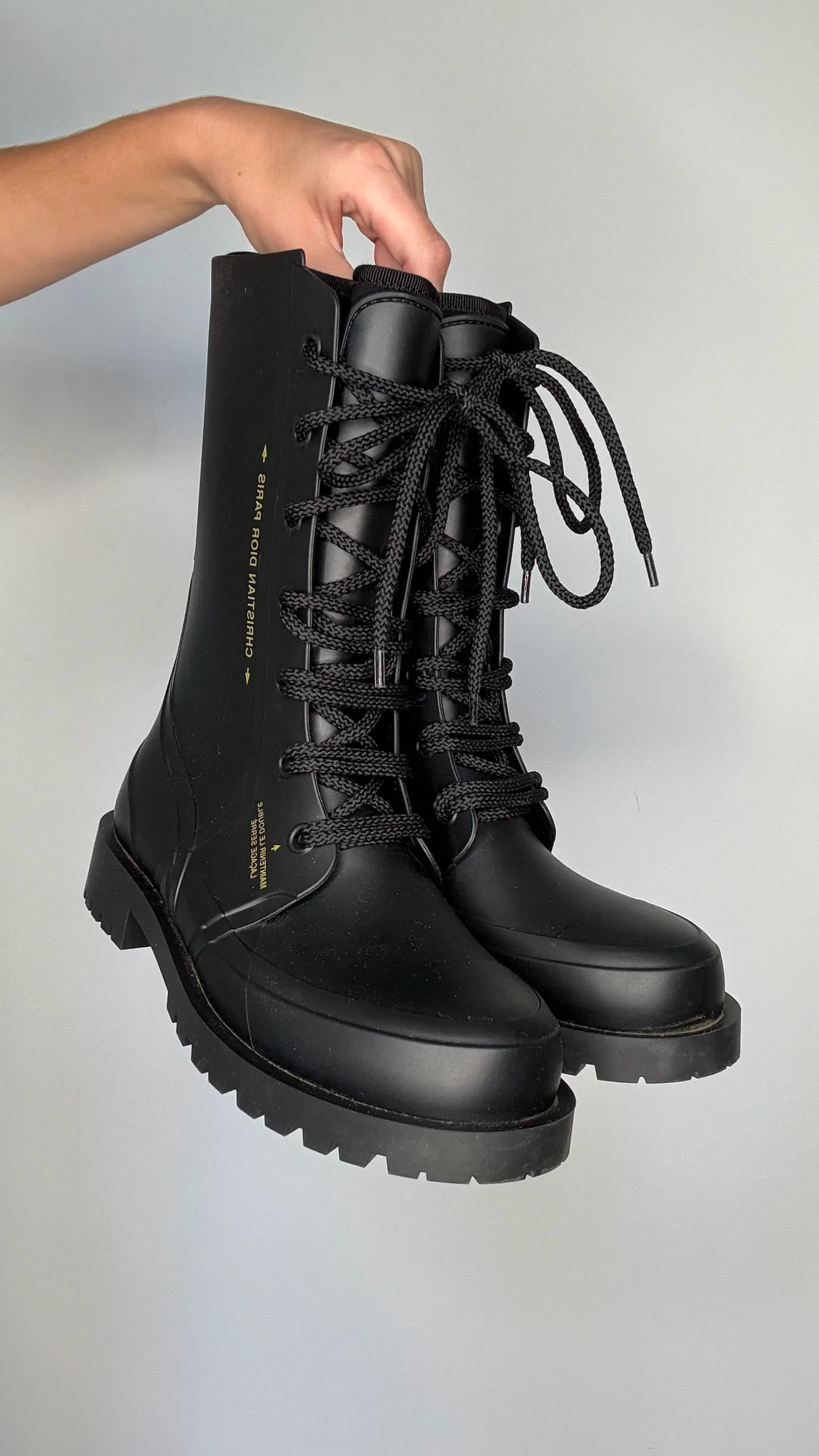 Rain/Combat Logo Boots - 8