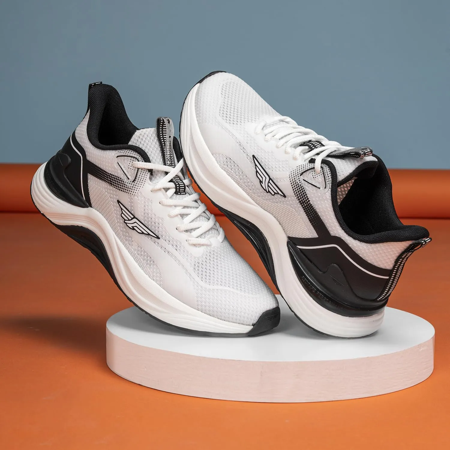 Red Tape Athleisure Sport Shoes for Men |Cultured Round-Toe Shape, Cushioning Technology & Smart Ventilation White