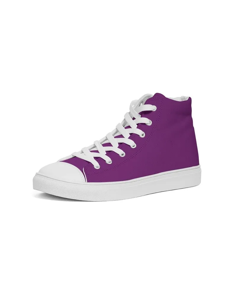 Shaded Purple High-Top Canvas Sneakers | Men's | C50M100Y0K30