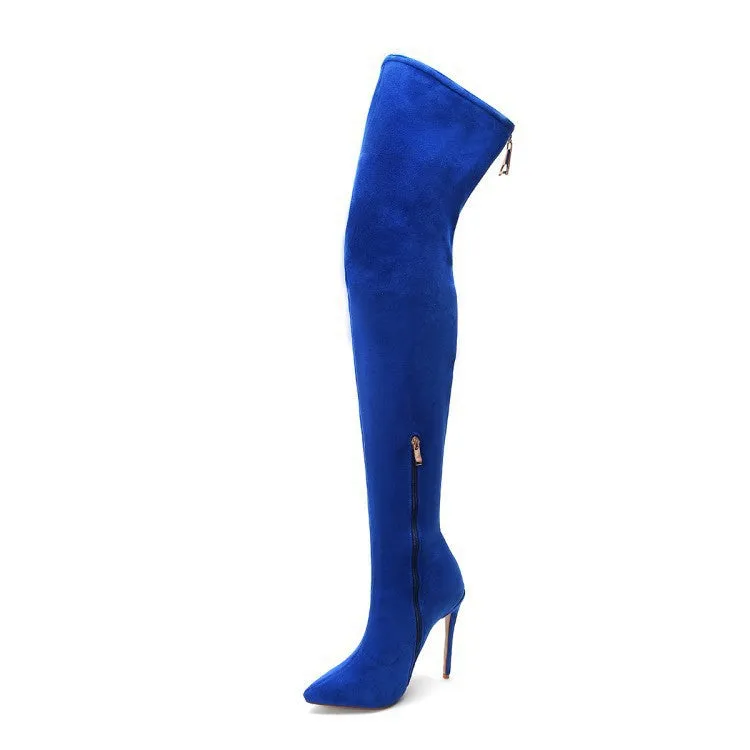 Sonya Suede Knee High Boots